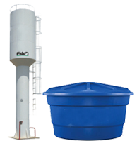 Limpeza e desinfecção de reservatórios.